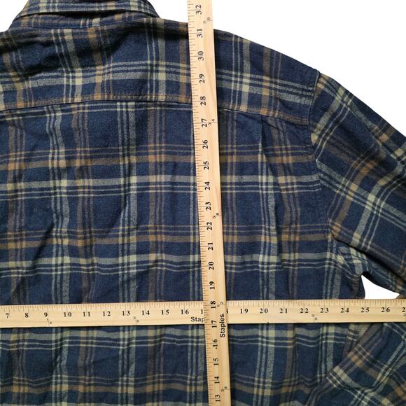Patagonia Fjord Flannel Shirt Men’s XXL Natural Organic Cotton Midweight - Picture 5 of 7